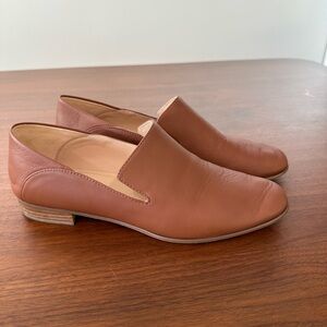 Clark’s Womens Cognac Tan Loafers sz 10